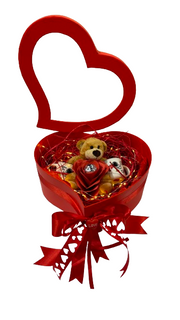 Scatola A Cuore Personalizzata Con Nastro Regalo San Valentino