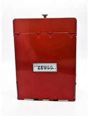 Schedario Zeuss In Acciaio Rosso A5