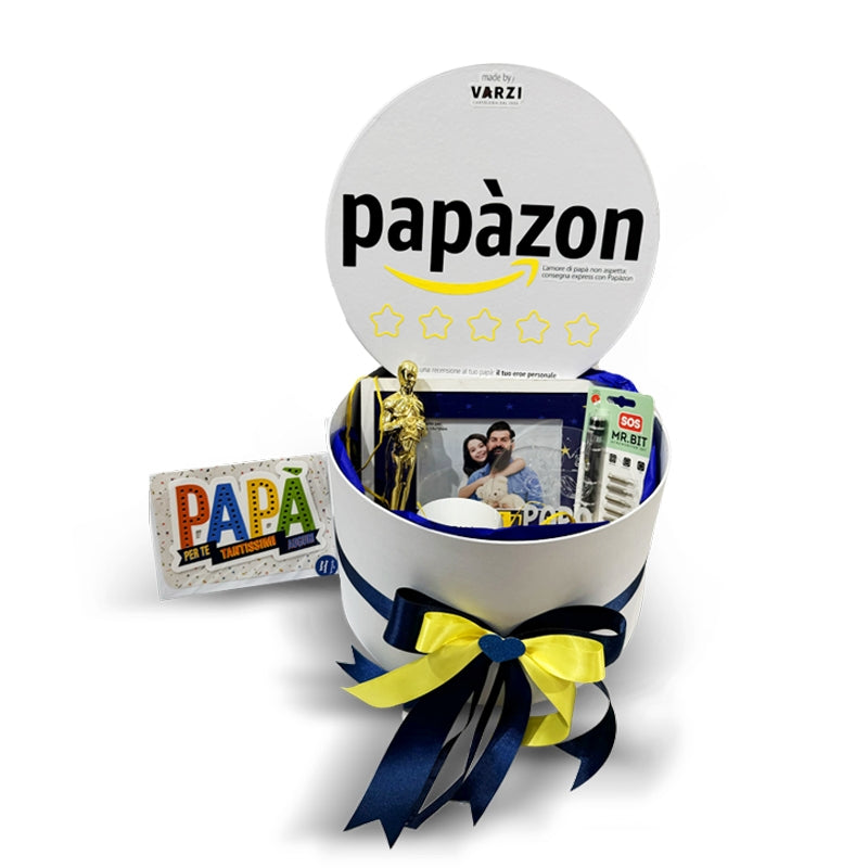 Scatola Regalo Tonda Box Festa Del Papa' Papàzon