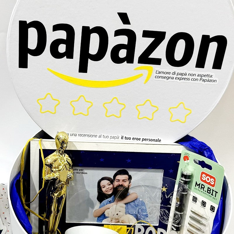 Scatola Regalo Tonda Box Festa Del Papa' Papàzon