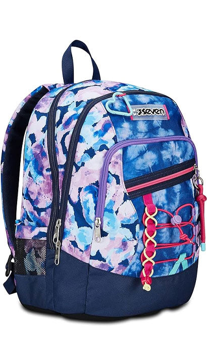 School Pack Zaino Advanced Seven Custom Cloud Più Astuccio Completo 3 Zip