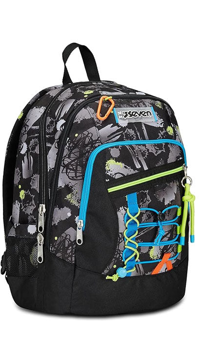 School Pack Zaino Advanced Seven Feeling Me Più Astuccio Completo 3 Zip