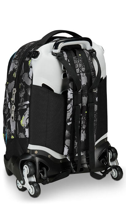 School Pack Zaino Trolley Jack -3WD+ Feeling Me Più Astuccio Completo 3 Zip