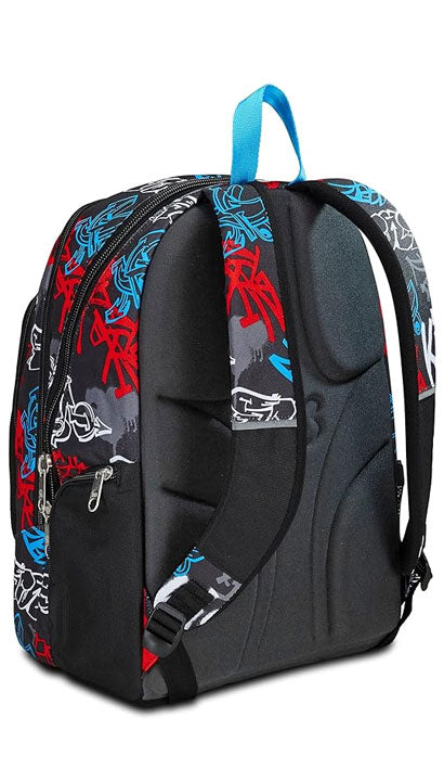 School Pack Zaino Seven Advanced Half Street Più Astuccio Completo 3 Zip