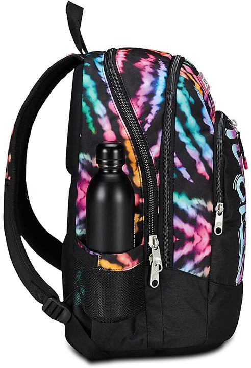 School Pack Zaino Advanced Con Speaker Wireless Seven Multi Shade Girl Più Astuccio Completo 3 Zip