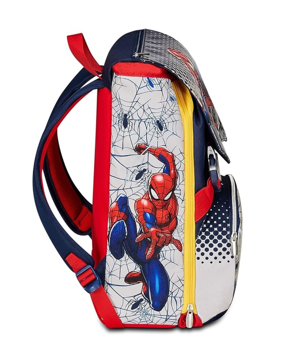 Seven School Pack Zaino Sdoppiabile Big Spider Man Webbed Wonder Più Astuccio Completo 3 Zip
