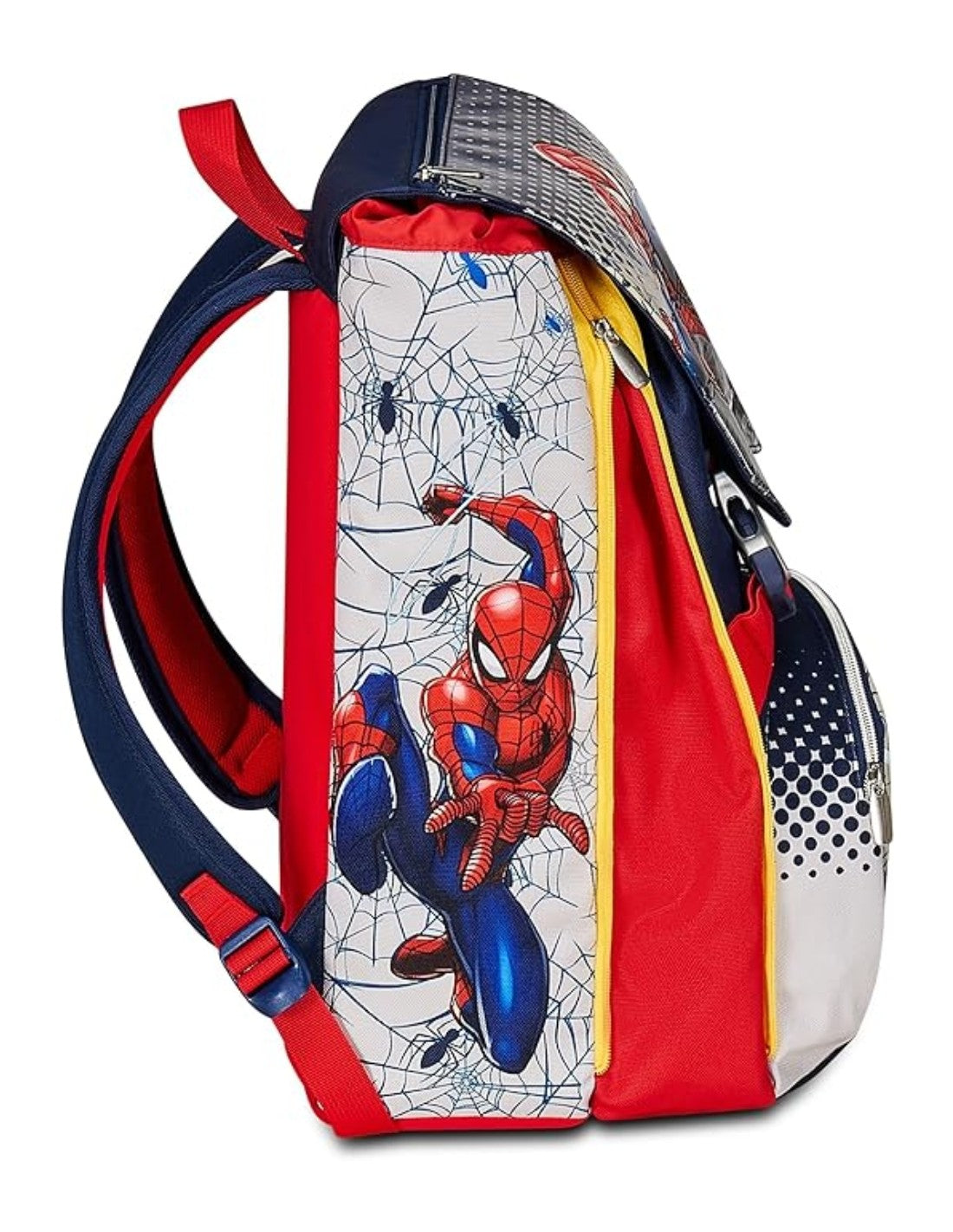 Seven School Pack Zaino Sdoppiabile Big Spider Man Webbed Wonder Più Astuccio Completo 3 Zip
