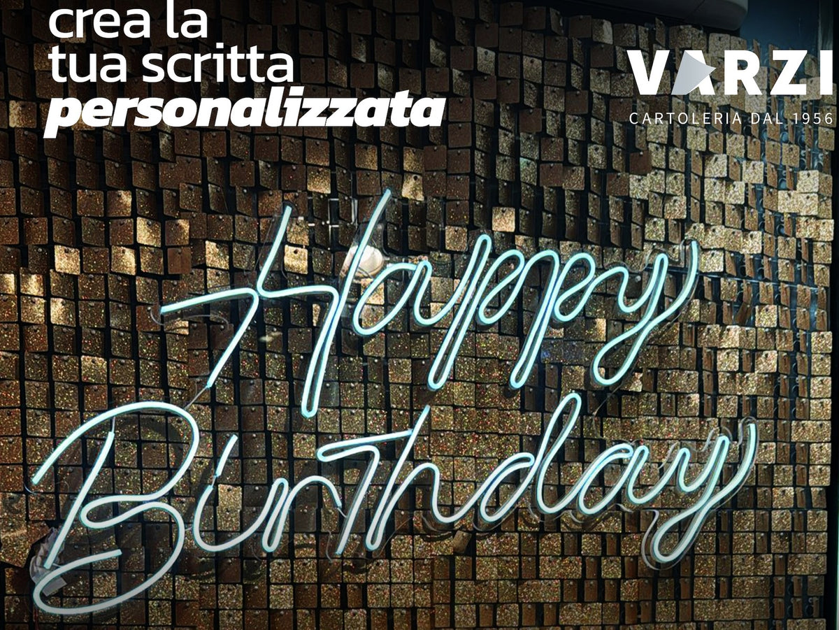Scritta Neon A Led Personalizzabile Varie Dimensioni