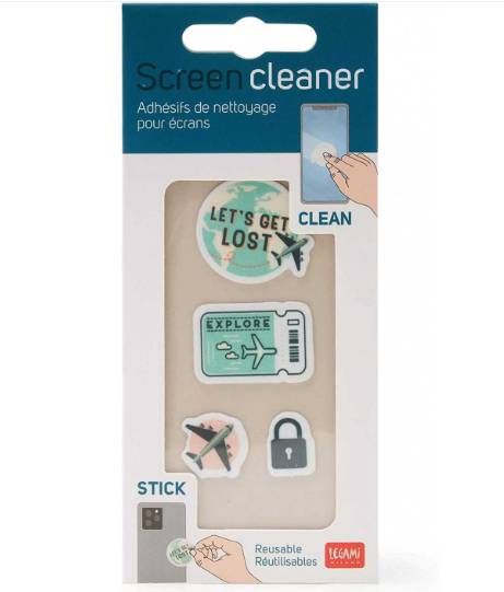 Sticker Legami Pulisci Schermo Travel
