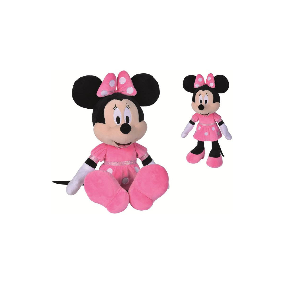 Peluche Disney Minnie Abito Fucsia 60cm