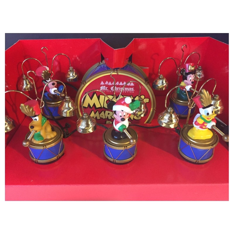 Puntale Albero Natale Con Suono E Movimento Banda Musicale Topolino Mickey Mouse