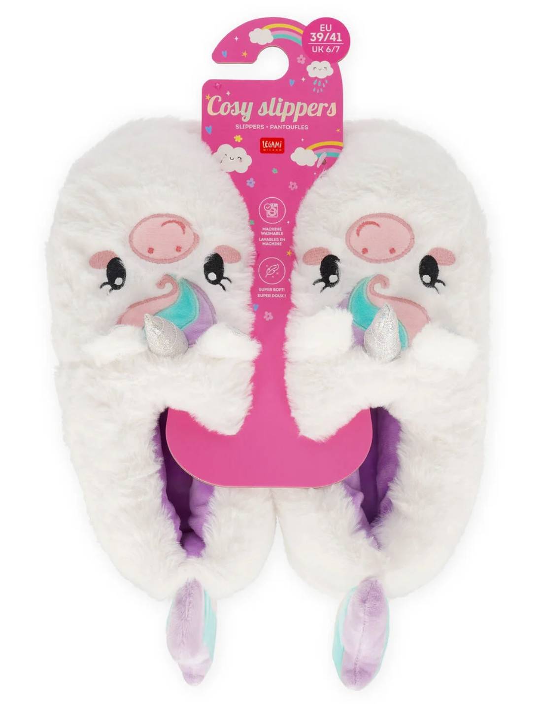 Pantofole Unicorno Cosy Slippers Legami 35