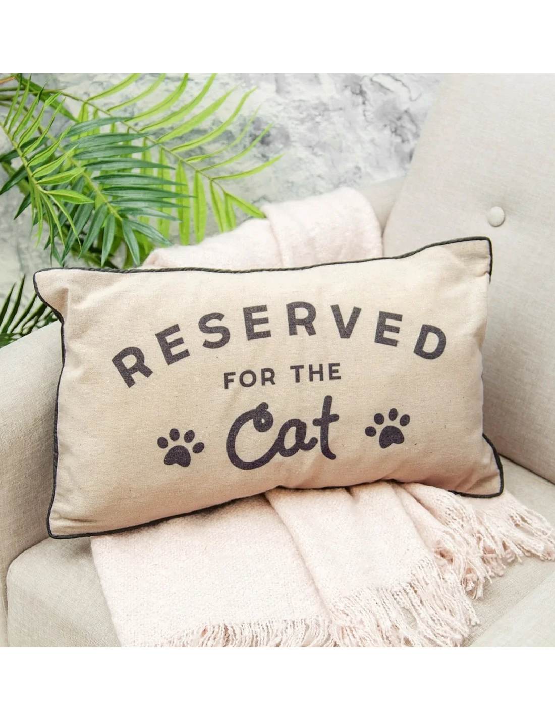 Cuscino Decorativo Reserved For The Cat 50cm