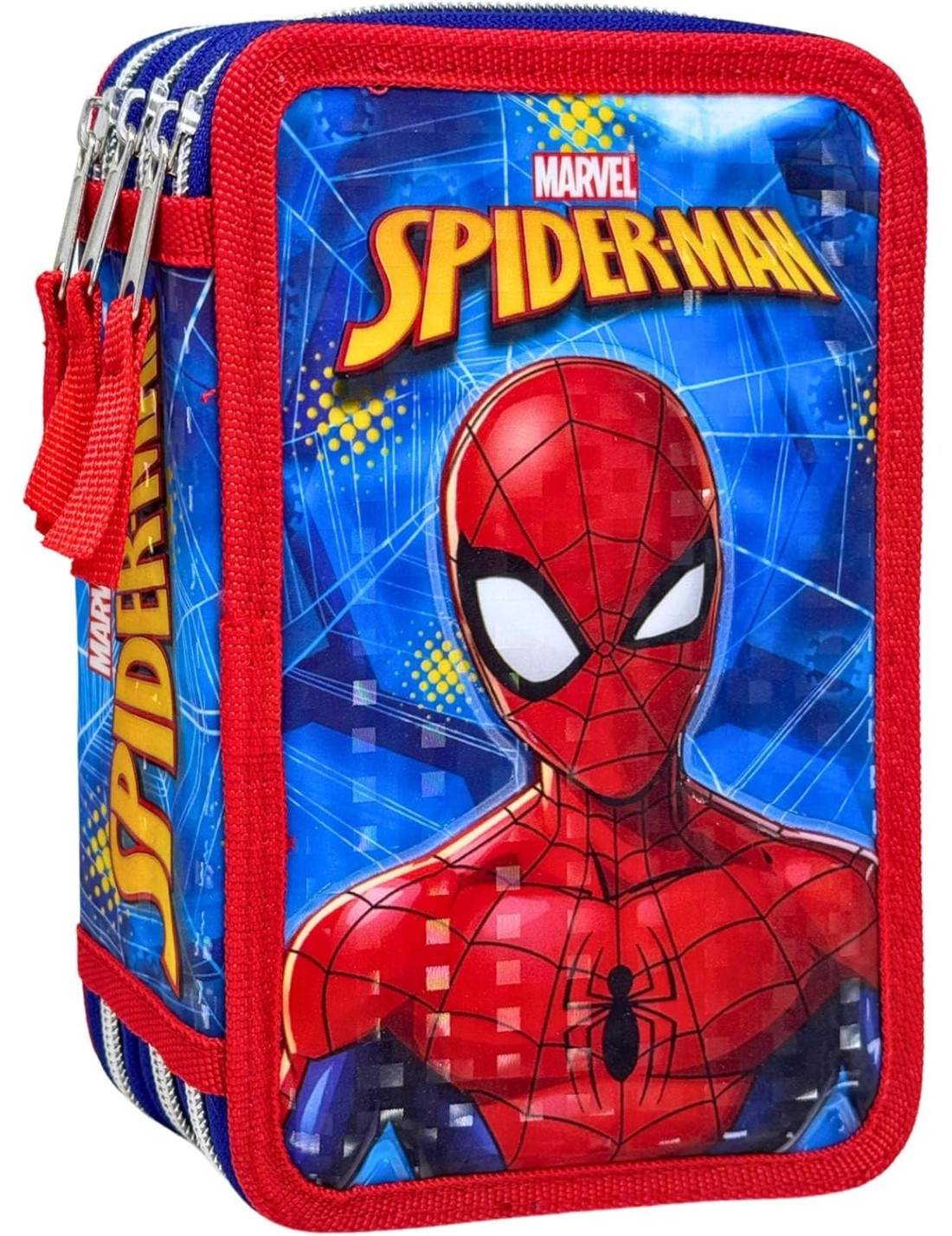 Astuccio Completo 3 Zip Marvel Spider Man