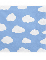 Tovaglioli Di Carta Nuvolette Azzurri 33x33 20pz