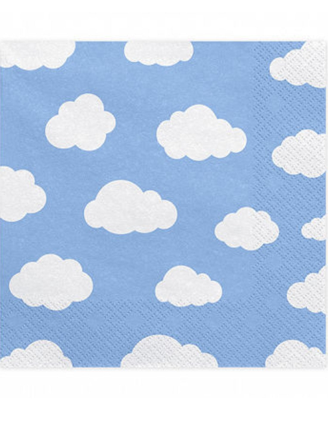 Tovaglioli Di Carta Nuvolette Azzurri 33x33 20pz