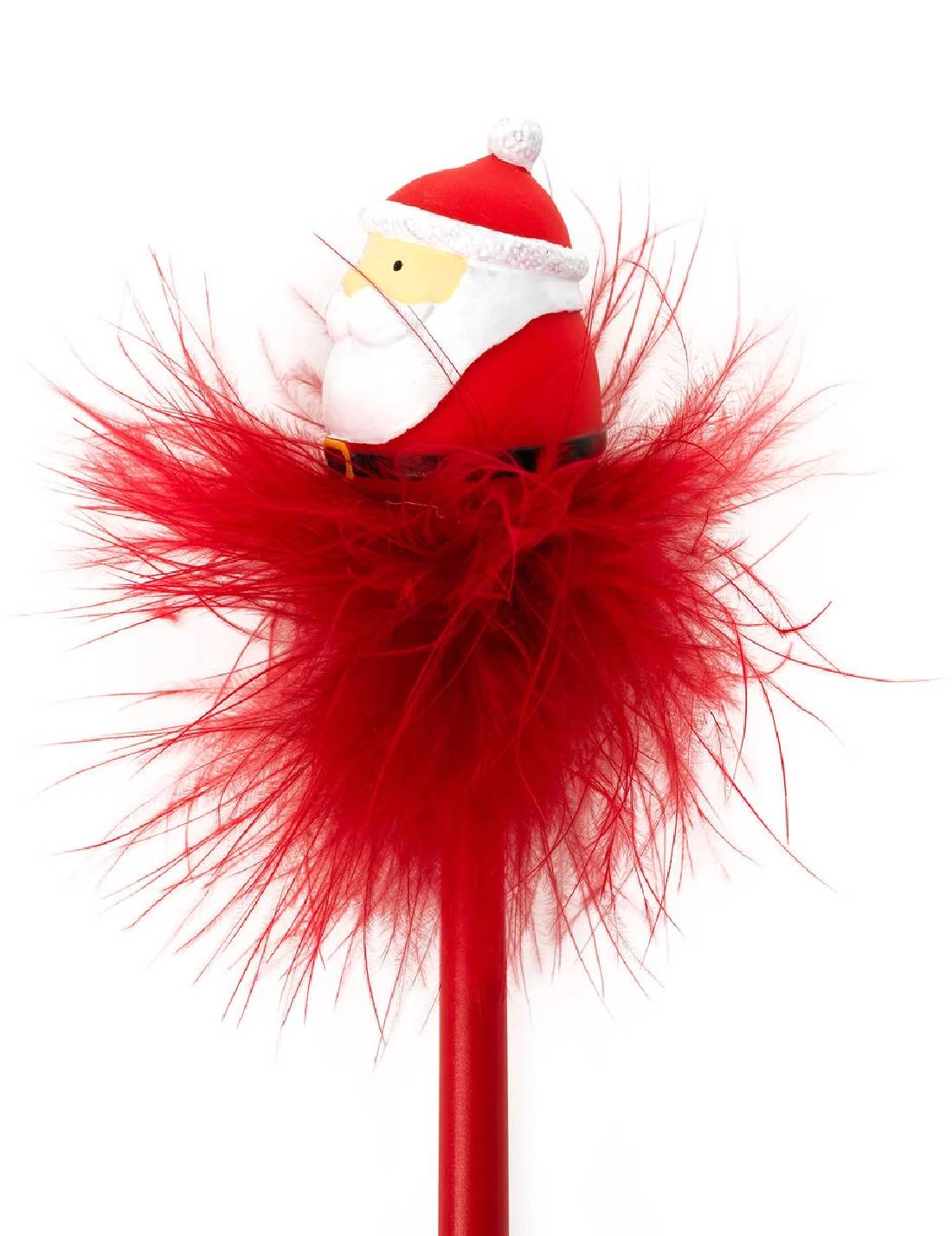 Penna A Sfera Blu Luminosa Babbo Natale Rosso Legami