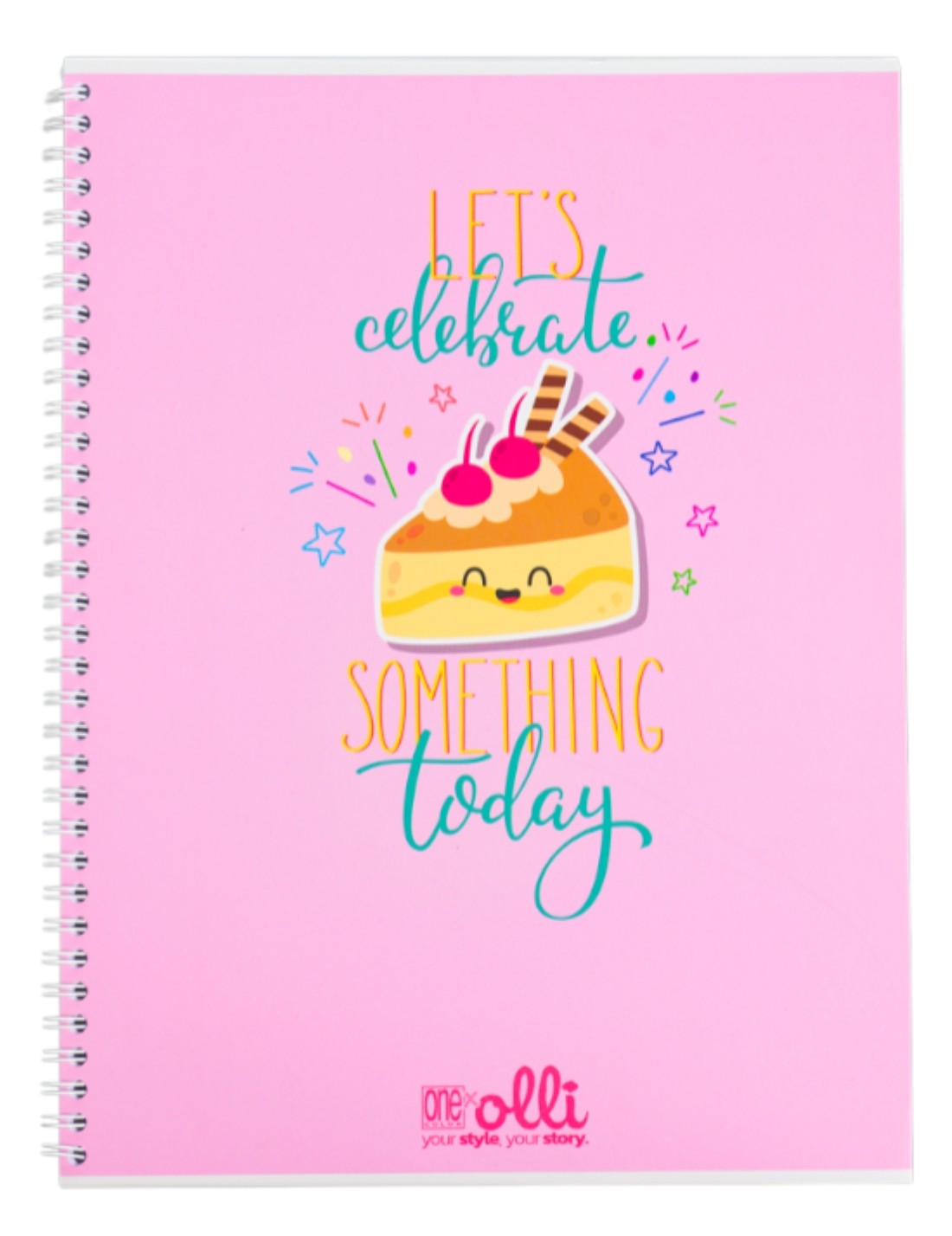 Maxi Quaderno Spiralato Olli X One Color Funny Friends A4