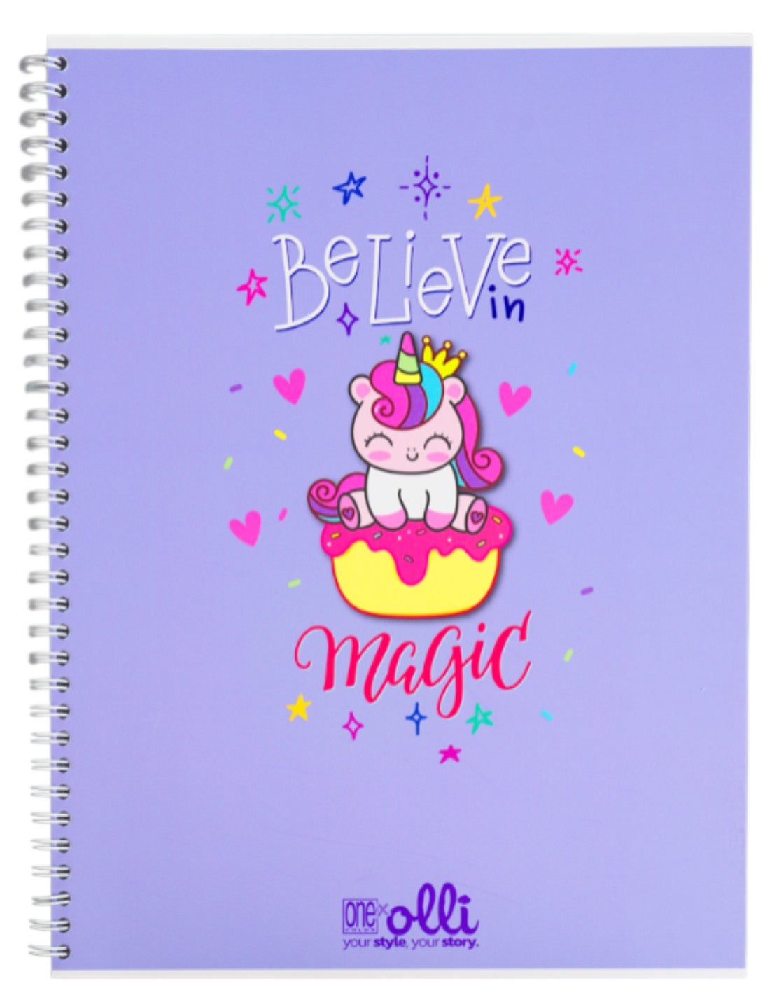 Maxi Quaderno Spiralato Olli X One Color Funny Friends A4