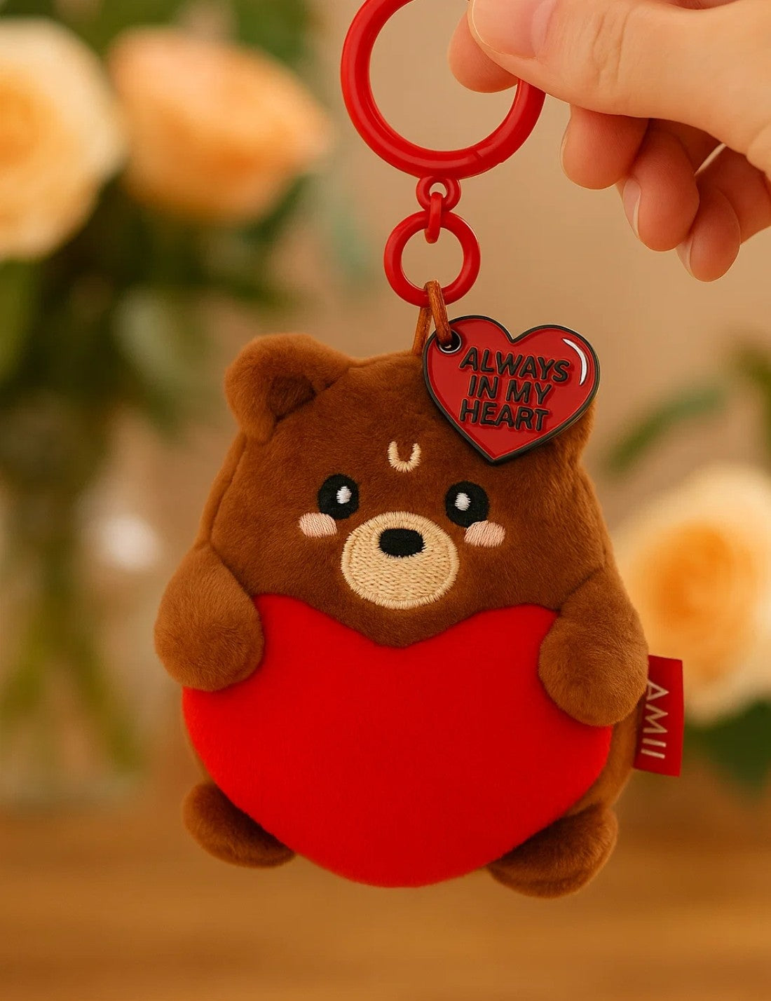 Portachiavi In Peluche Orso Teddy Super Soft Legami Tiny