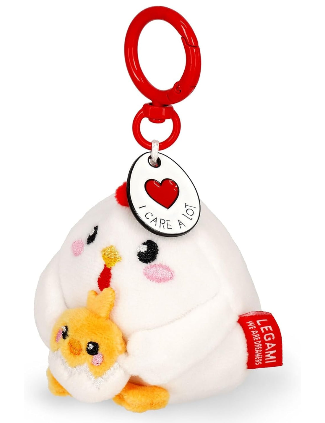 Portachiavi In Peluche Gallina Super Soft Legami Tiny