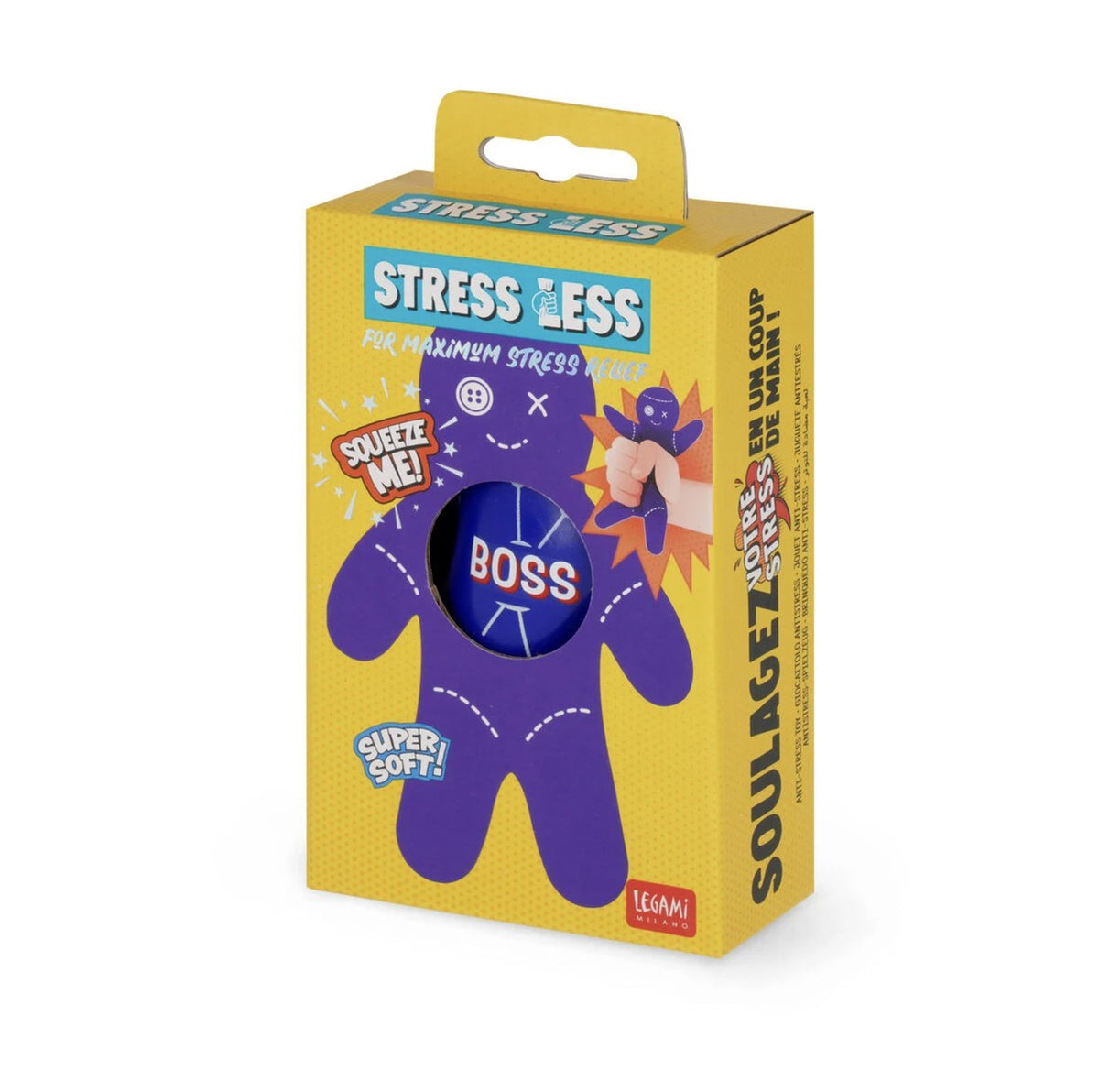 Squishy Antistress Voodoo Boss Stress Less Legami