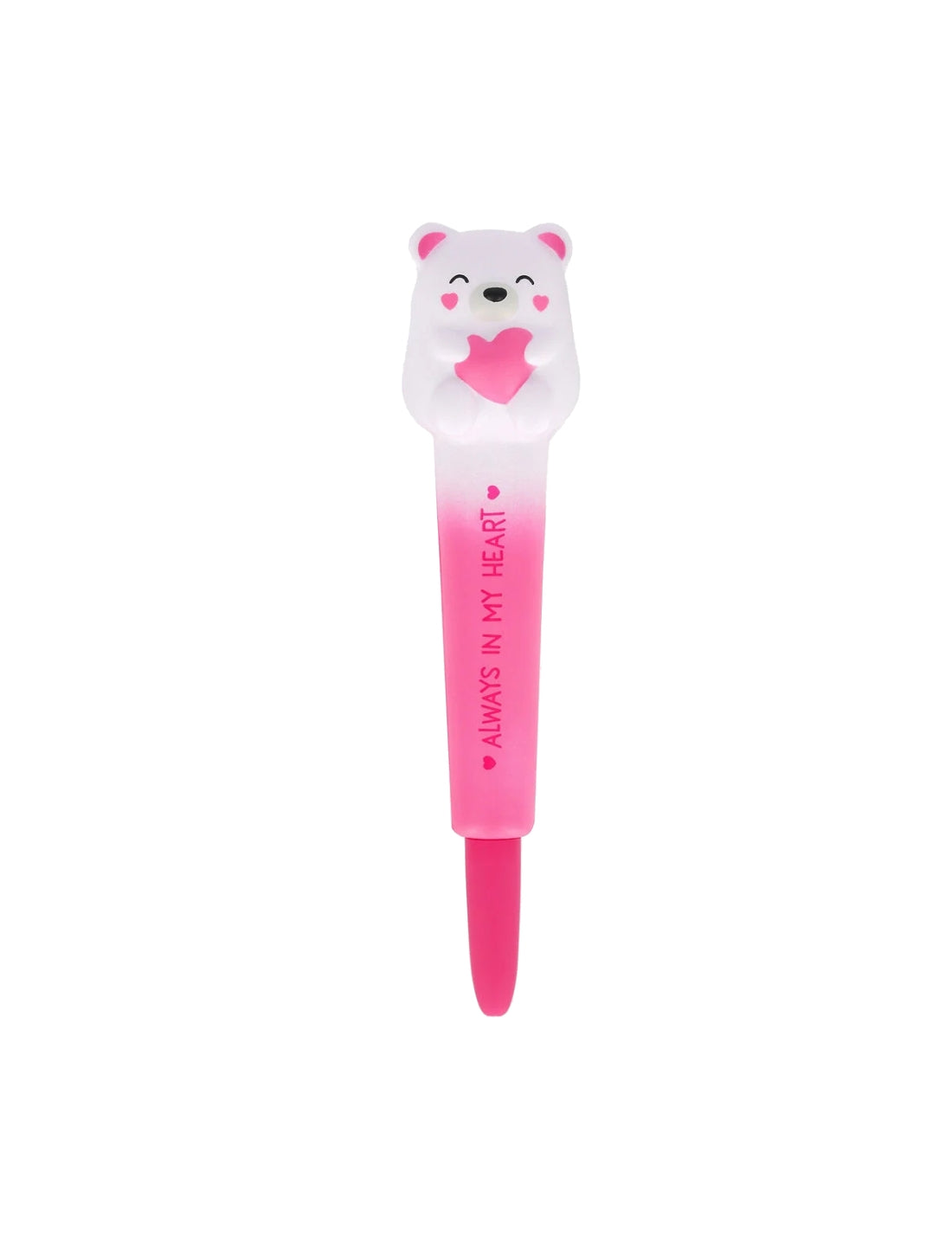 Penna Gel Antistress Squishi Orso Cuore Legami