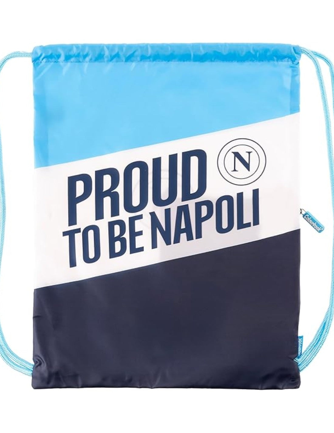 Zaino Sacca Coulisse Colourbook SSC Napoli Proud