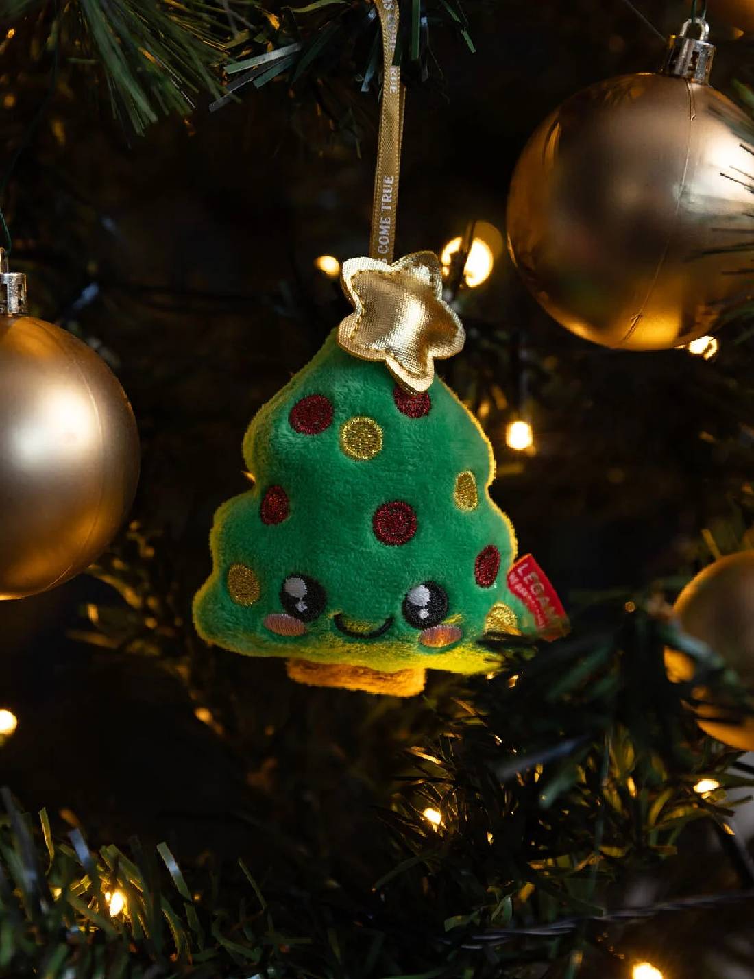 Pallina Albero Di Natale Peluche Alberello Legami 10cm