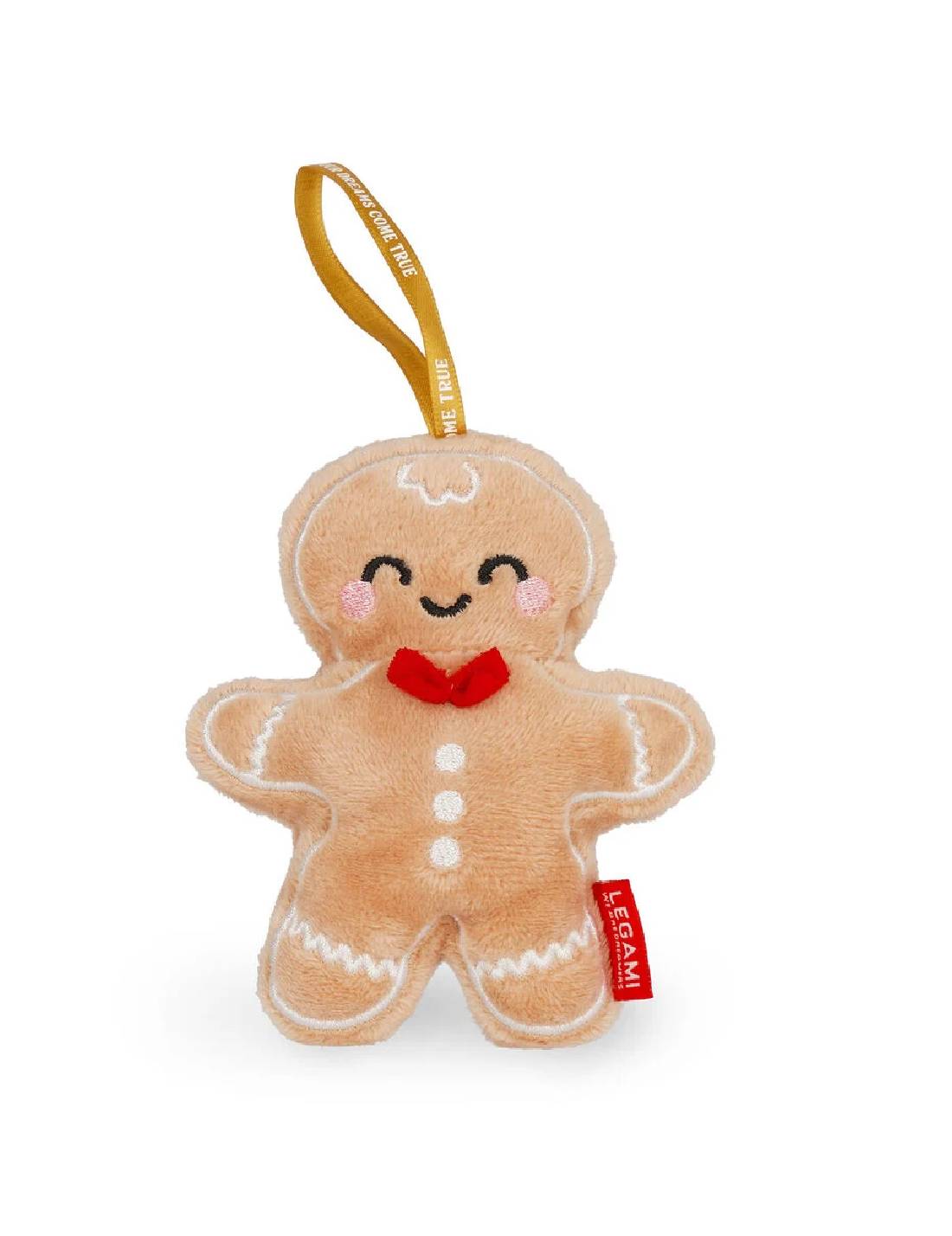 Pallina Albero Di Natale Peluche Pan Di Zenzero Legami 10cm