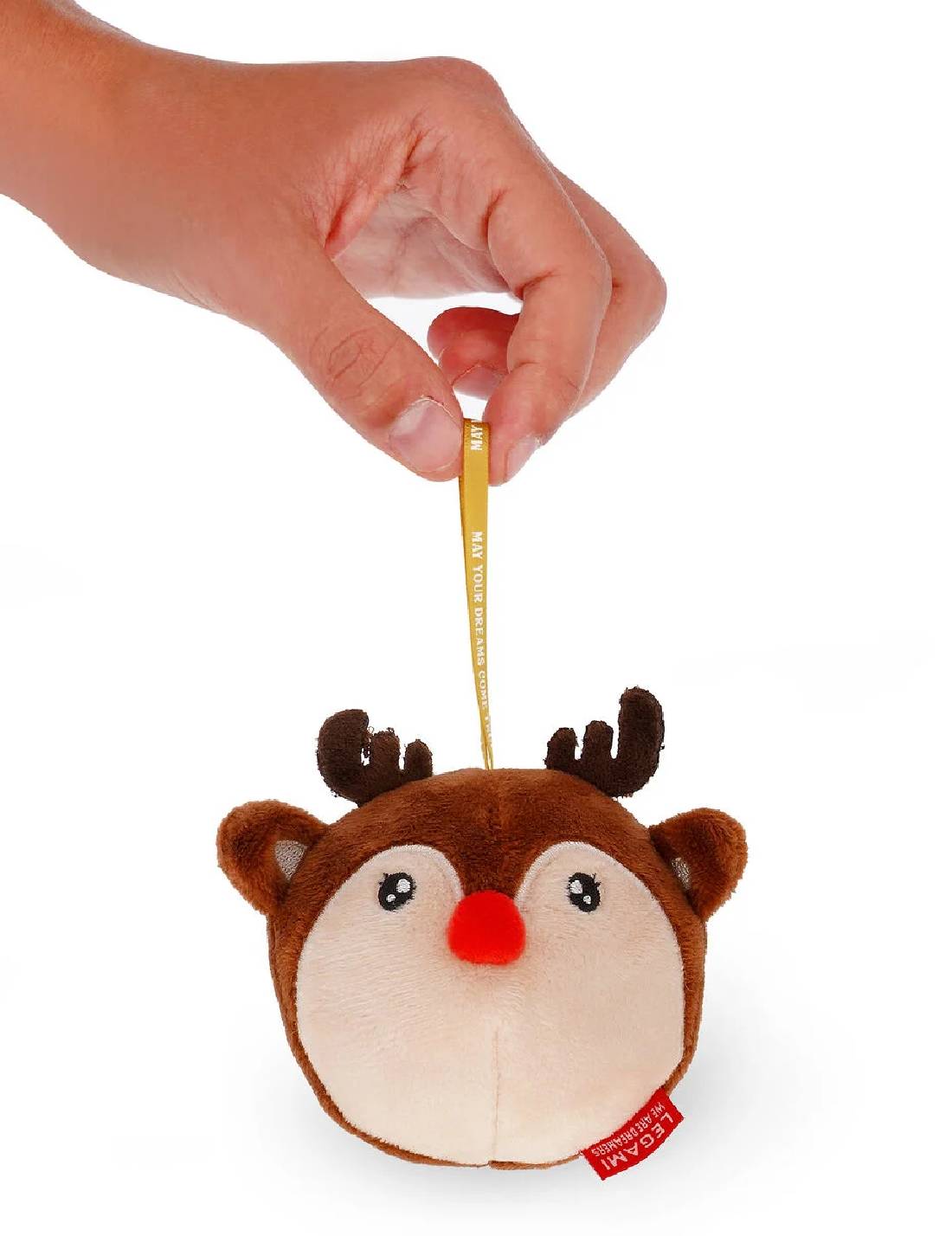 Pallina Albero Di Natale Peluche Renna Legami 7cm