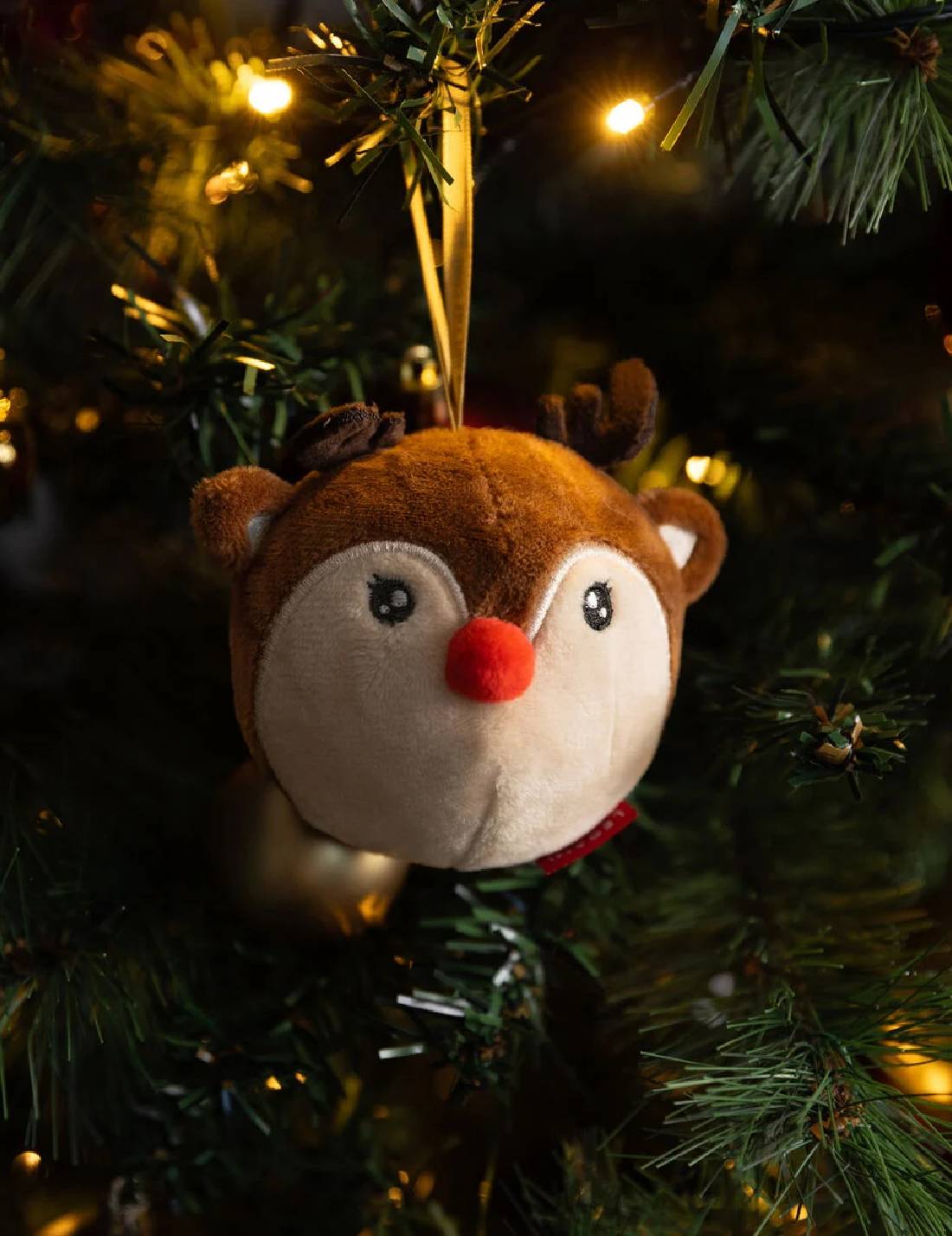 Pallina Albero Di Natale Peluche Renna Legami 7cm