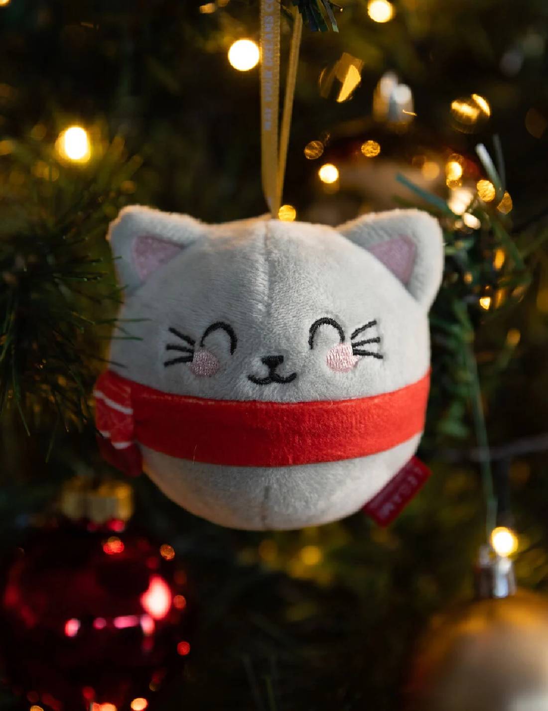 Pallina Albero Di Natale Peluche Kitty Legami 6cm
