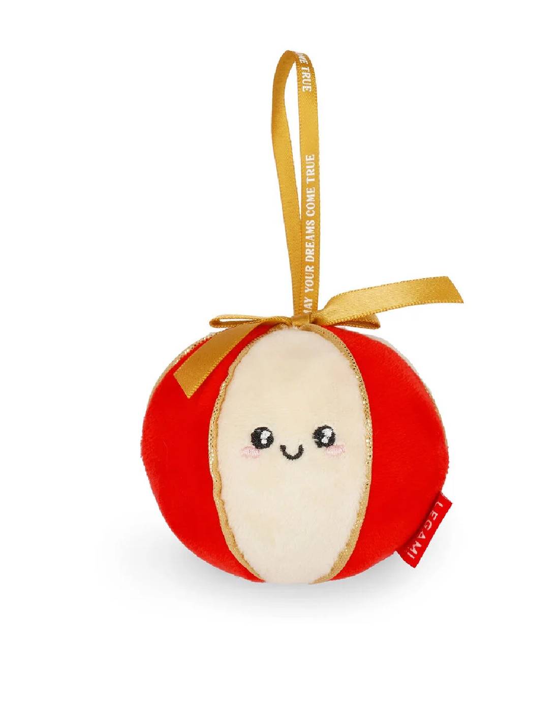 Pallina Albero Di Natale Peluche Palla Legami 6cm
