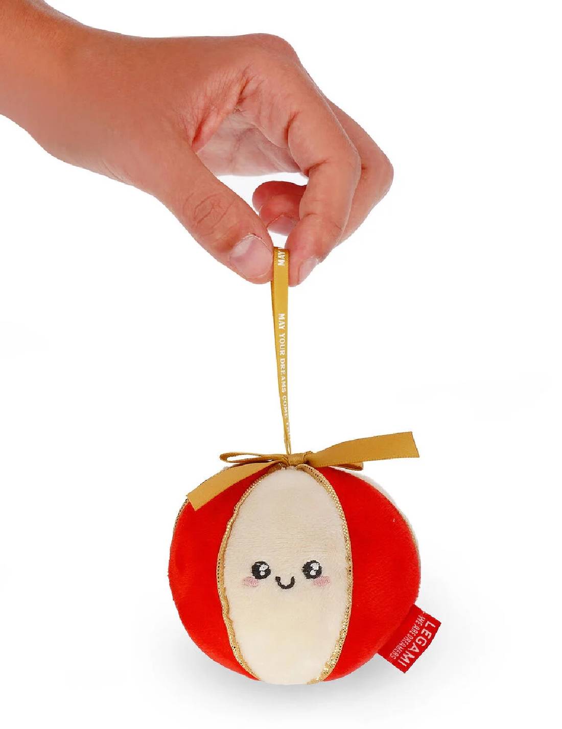 Pallina Albero Di Natale Peluche Palla Legami 6cm