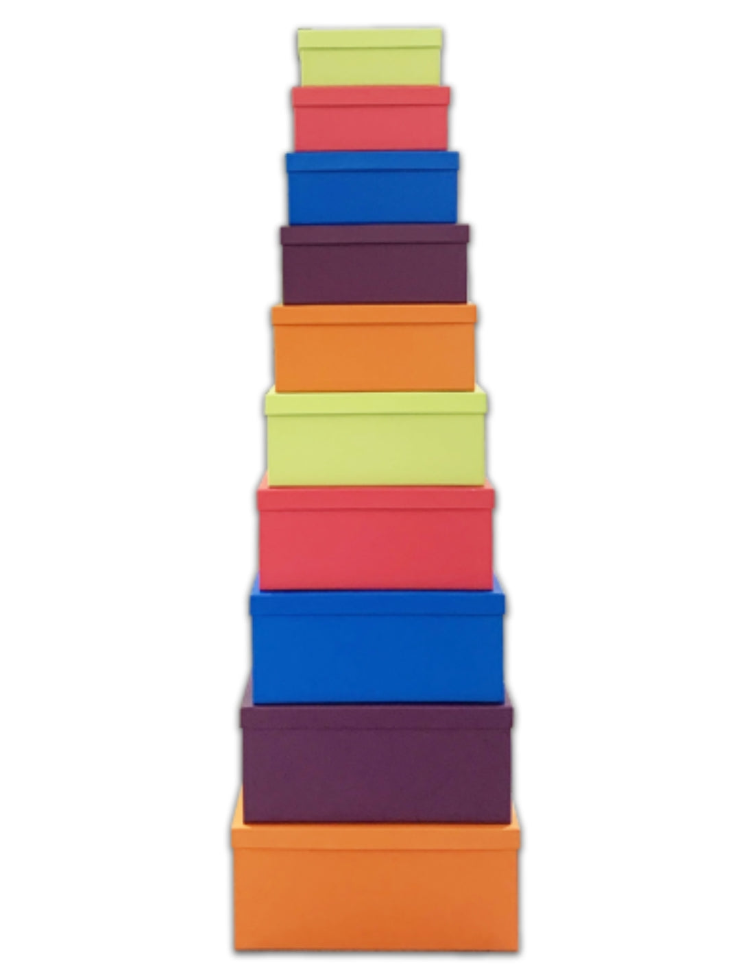 Scatola Box Regalo Rettangolare Multicolore