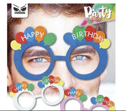 Occhiali Festa Happy Birthday Colori Assortiti