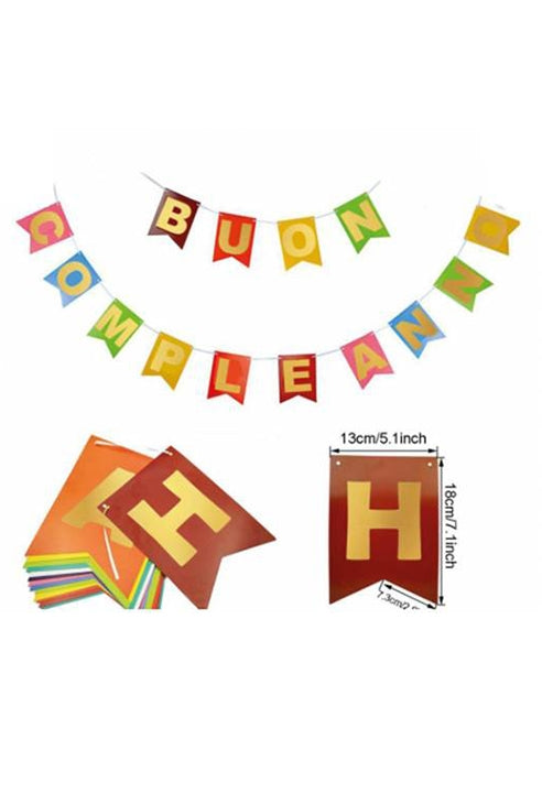 Festone Buon Compleanno Colorato