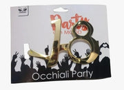 Occhiali Festa Oro 18 Anni