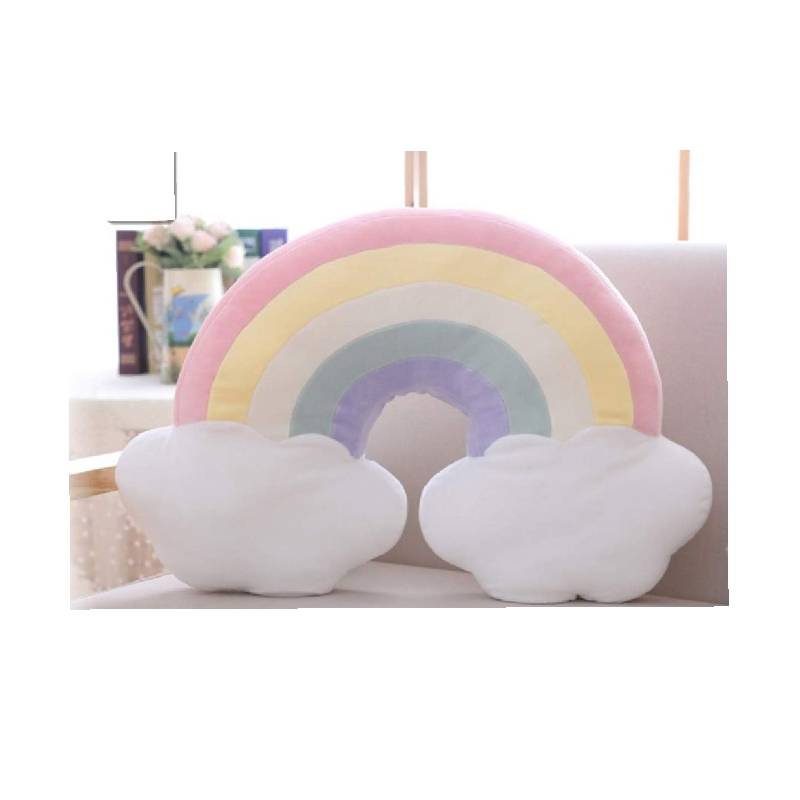 Cuscino Peluche Super Soft Arcobaleno