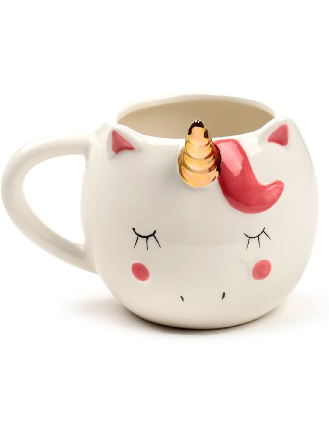 Tazza In Ceramica Unicorno Arcobaleno Incantato 560ml