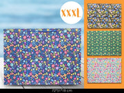 Busta Sacchetto Regalo Orizzontale Fiori Assortito 72x51cm