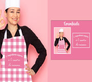 Grembiule Cucina Rosa Dedica Festa Della Mamma