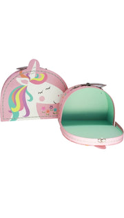 Scatola Unicorno Con Chiusura In Metallo E Manico