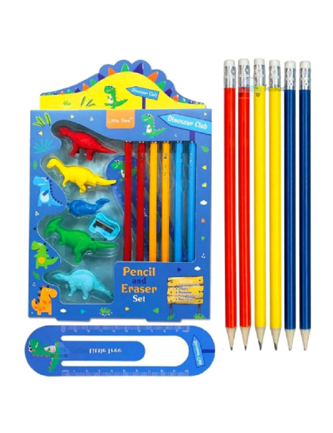 Set Cancelleria Tema Dinosauri 12pz