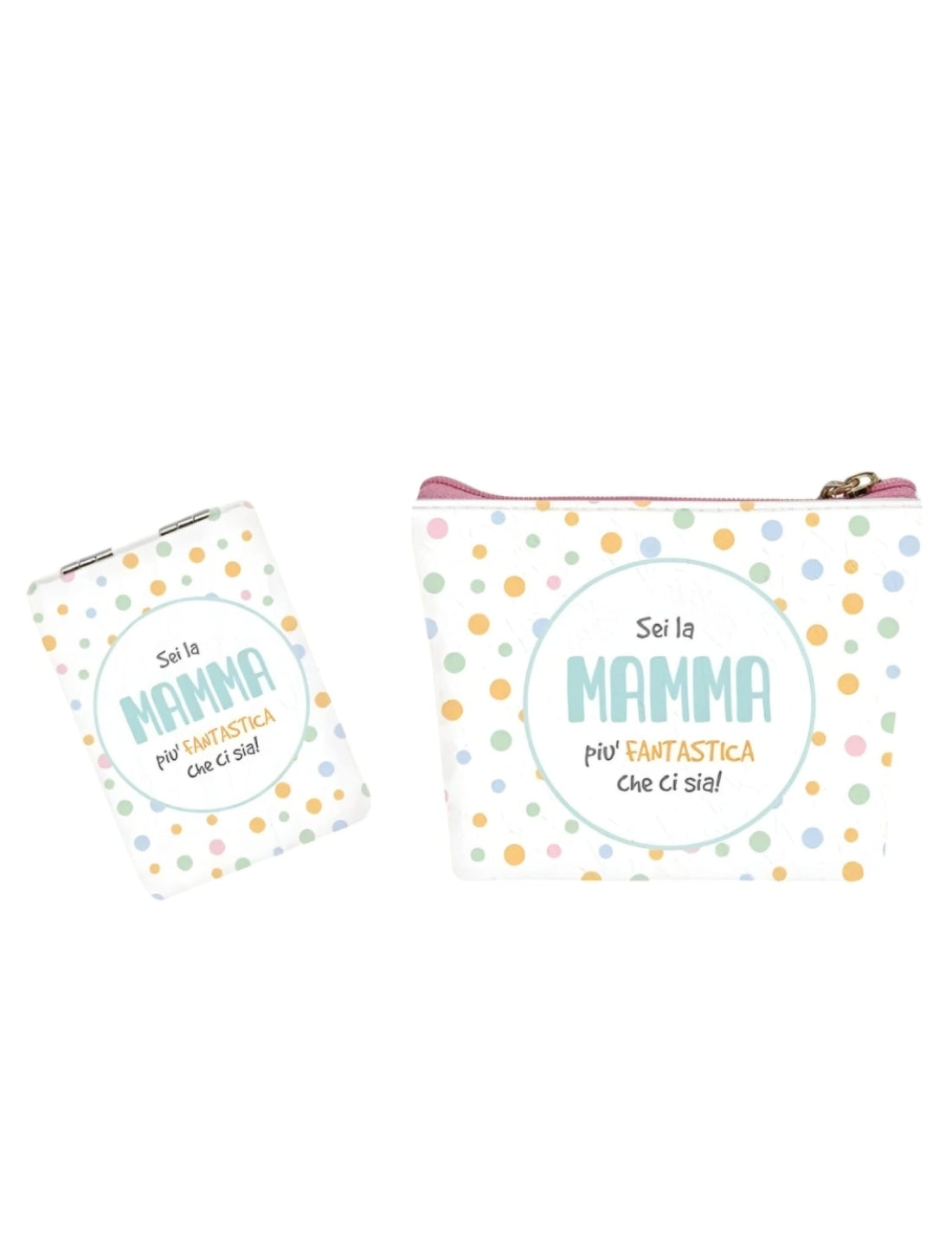 Pochette E Specchietto Con Dedica Festa Della Mamma