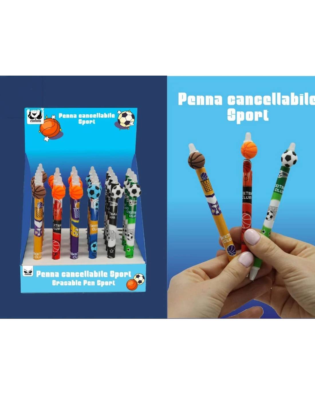 Penna Cancellabile Tema Sport