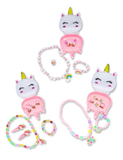 Set Gioielli Unicorno E Accessori Per Capelli Bambina