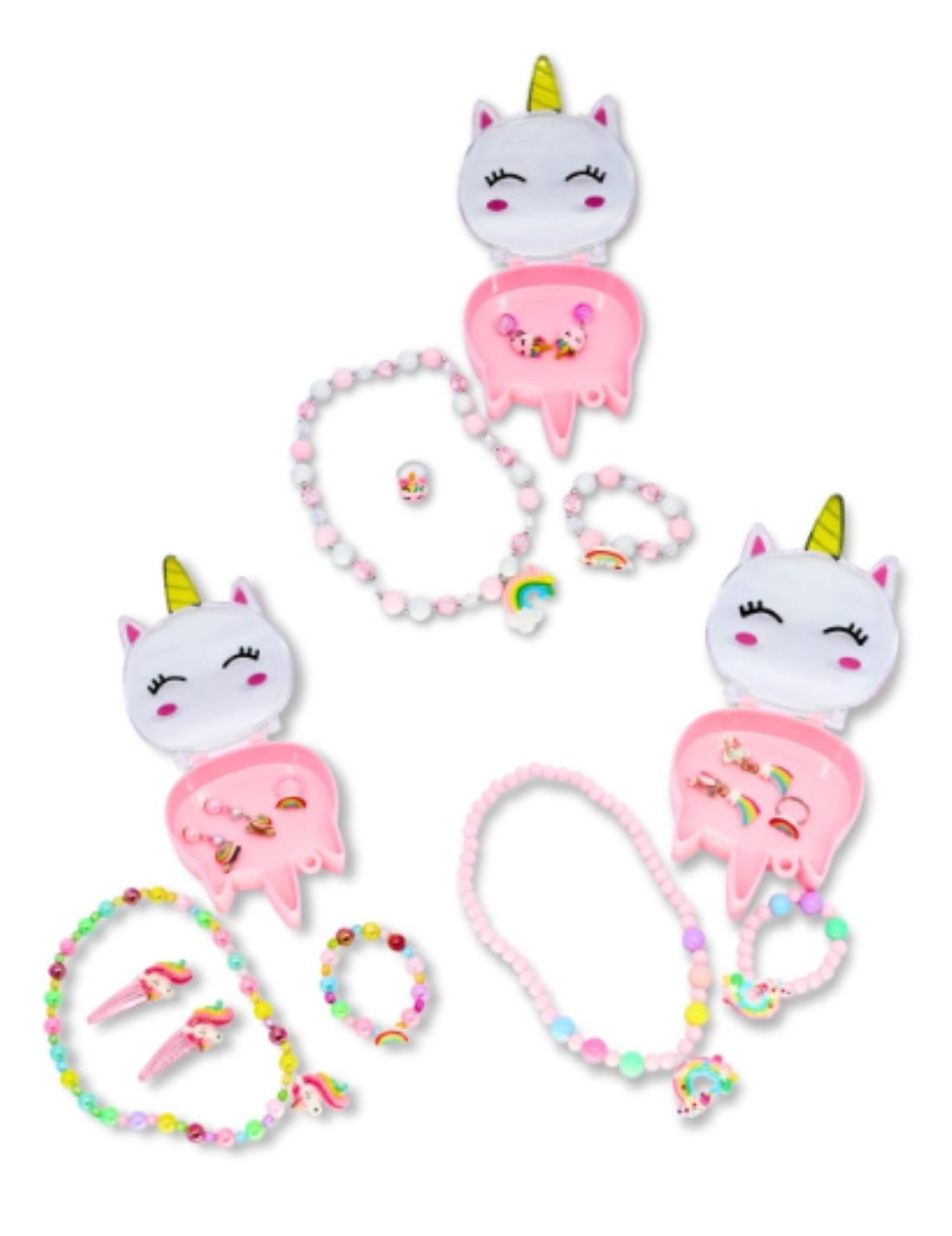 Set Gioielli Unicorno E Accessori Per Capelli Bambina