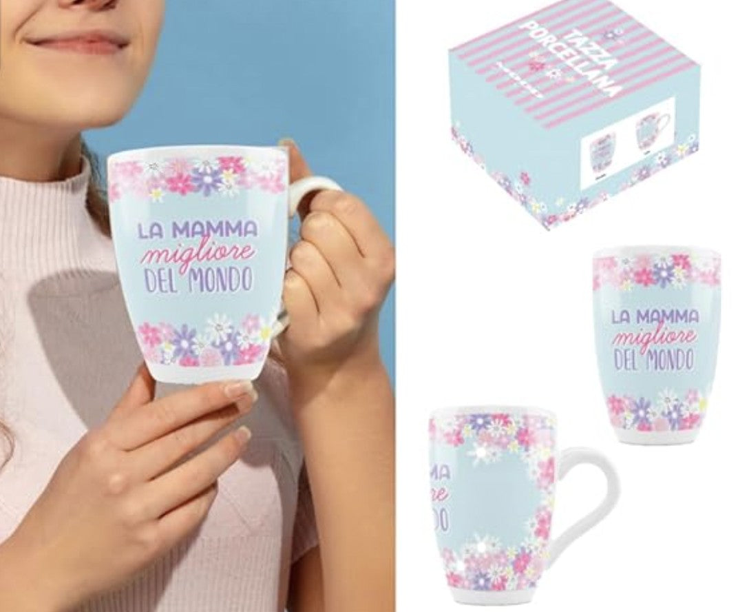 Tazza Fiori Dedica Festa Della Mamma